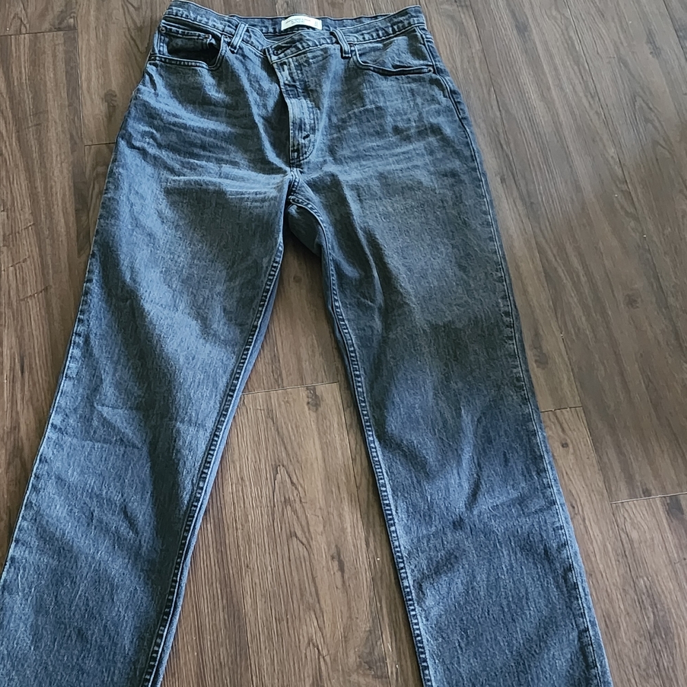 Ultra high rise straight jean